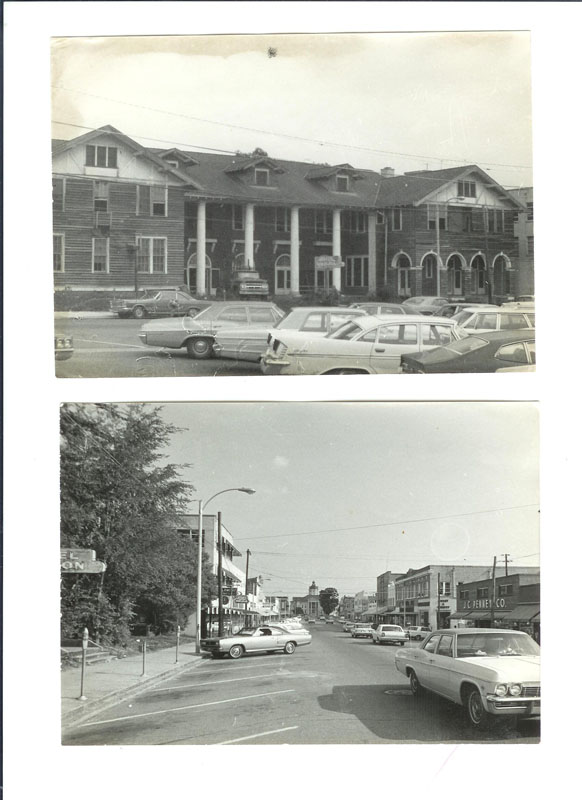 1970 Street Scene Columbia, Mississippi